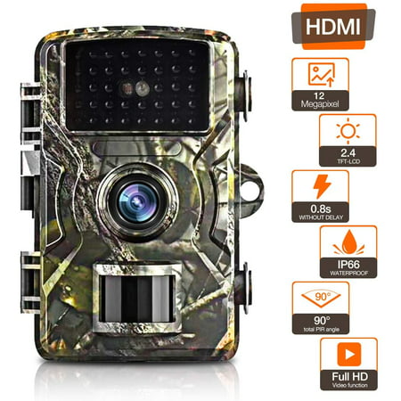 1080P HD Hunting Trail Camera Wildlife Scouting IR Night Vision Motion Sensor